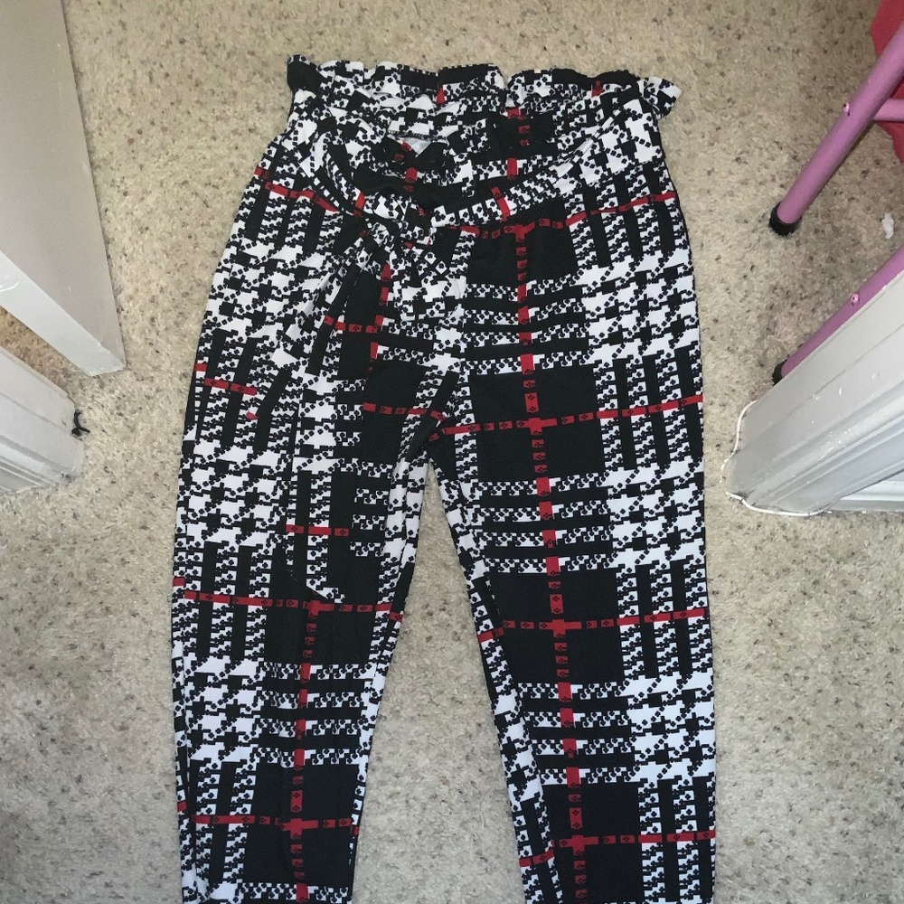 Stretchy Pattern Work Pants